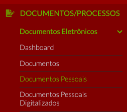 Botão de Documentos Pessoais
